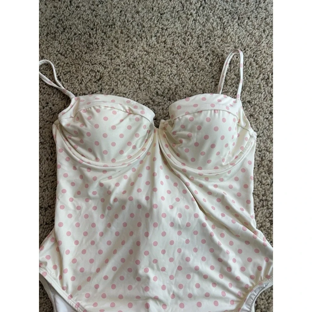 New Women's Polka Dot‎ One Piece Swimsuit Size Xl